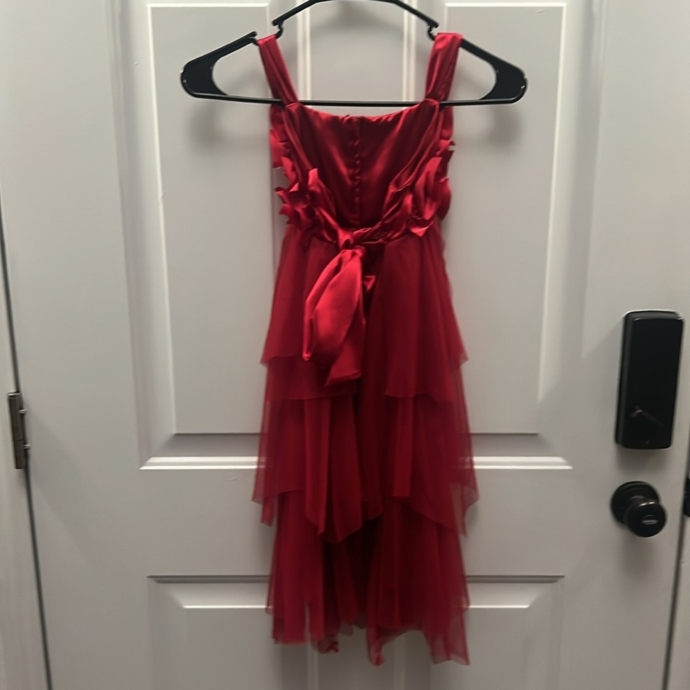Elegant Red Kids Dress - Picture 2 of 6